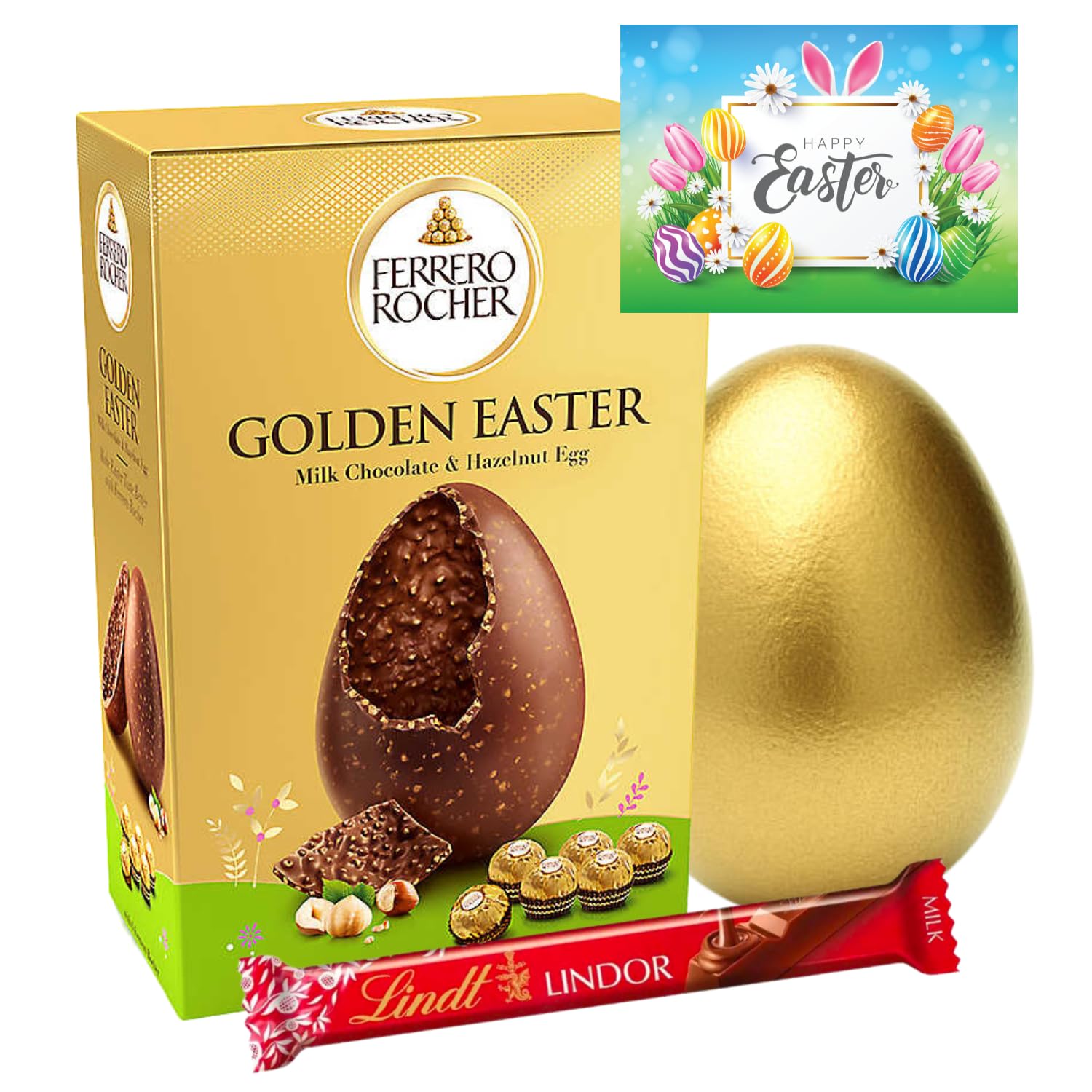 Buy Easter Egg Golden Milk Chocolate And Hazelnut Easter Egg
