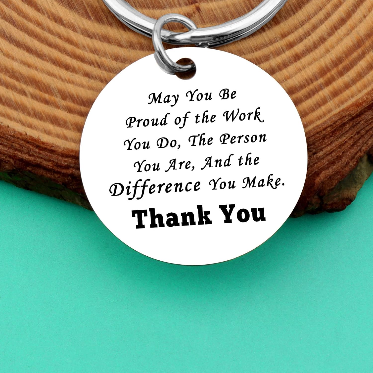 Thank You Gifts for Women Men 12Pcs Appreciation Keychain for Coworker Employee Teacher Therapists Nurse Colleague Leaving Gift Inspirational Appreciation Jewelry Christmas Birthday Retirement Gifts - Image 7