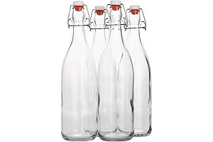 Best 1-Liter Glass Bottles for Brewing and Various Uses