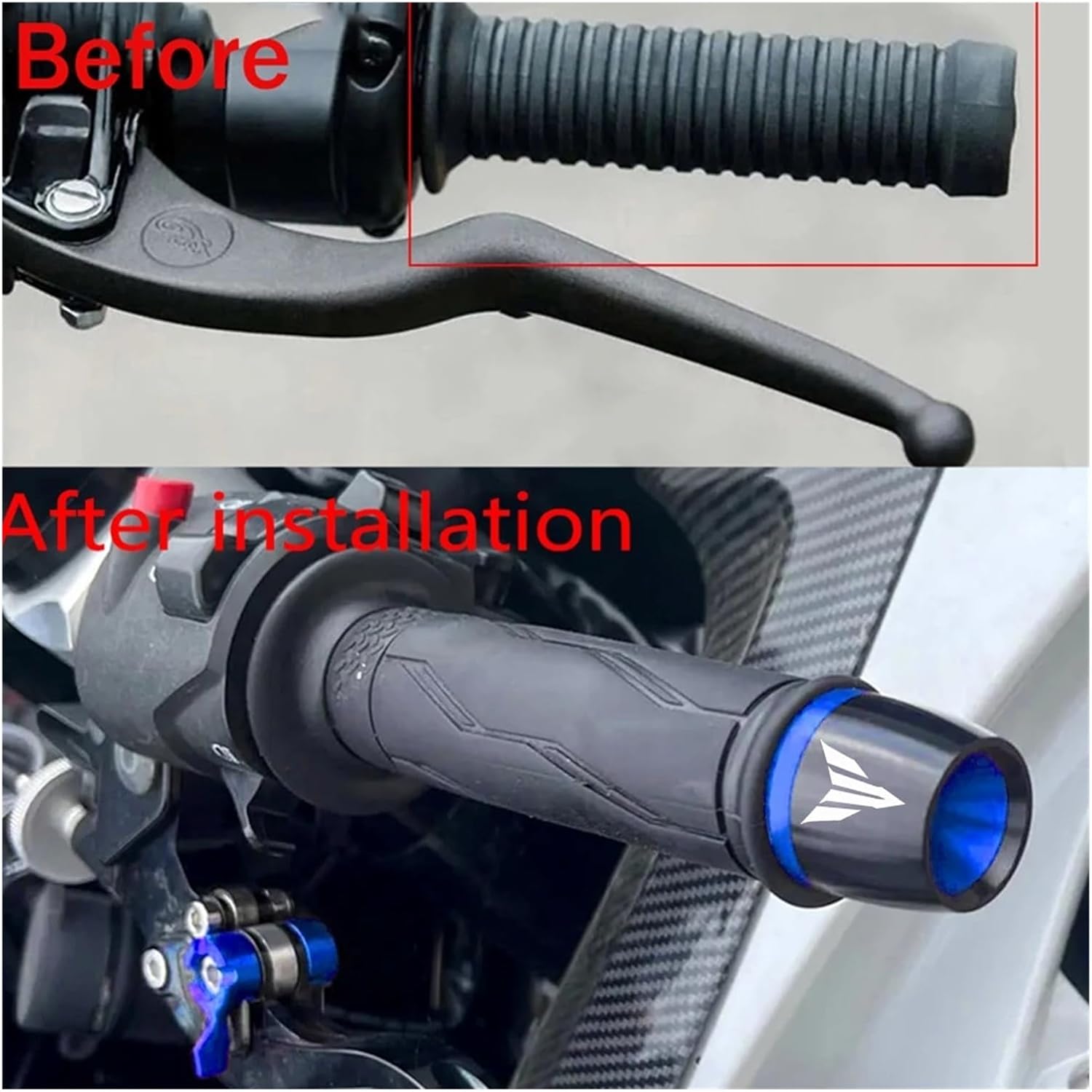 Motorcycle Handlebar End Plug For YA&MAHA MT-01 MT-03 MT-07 MT-09 MT-10 Tracer Gt Motorcycle Accessories Handlebar Grips Ends Bar Cap End Plug