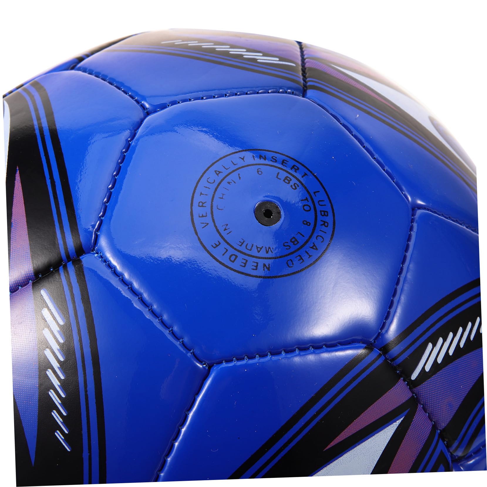 VICASKY Pallone da Calcio N 5 in PVC Blu per Bambini e Toddler | Uso per Allenamento e Partita, Portatile Alta Elasticità, Finitura Resistente All'usura