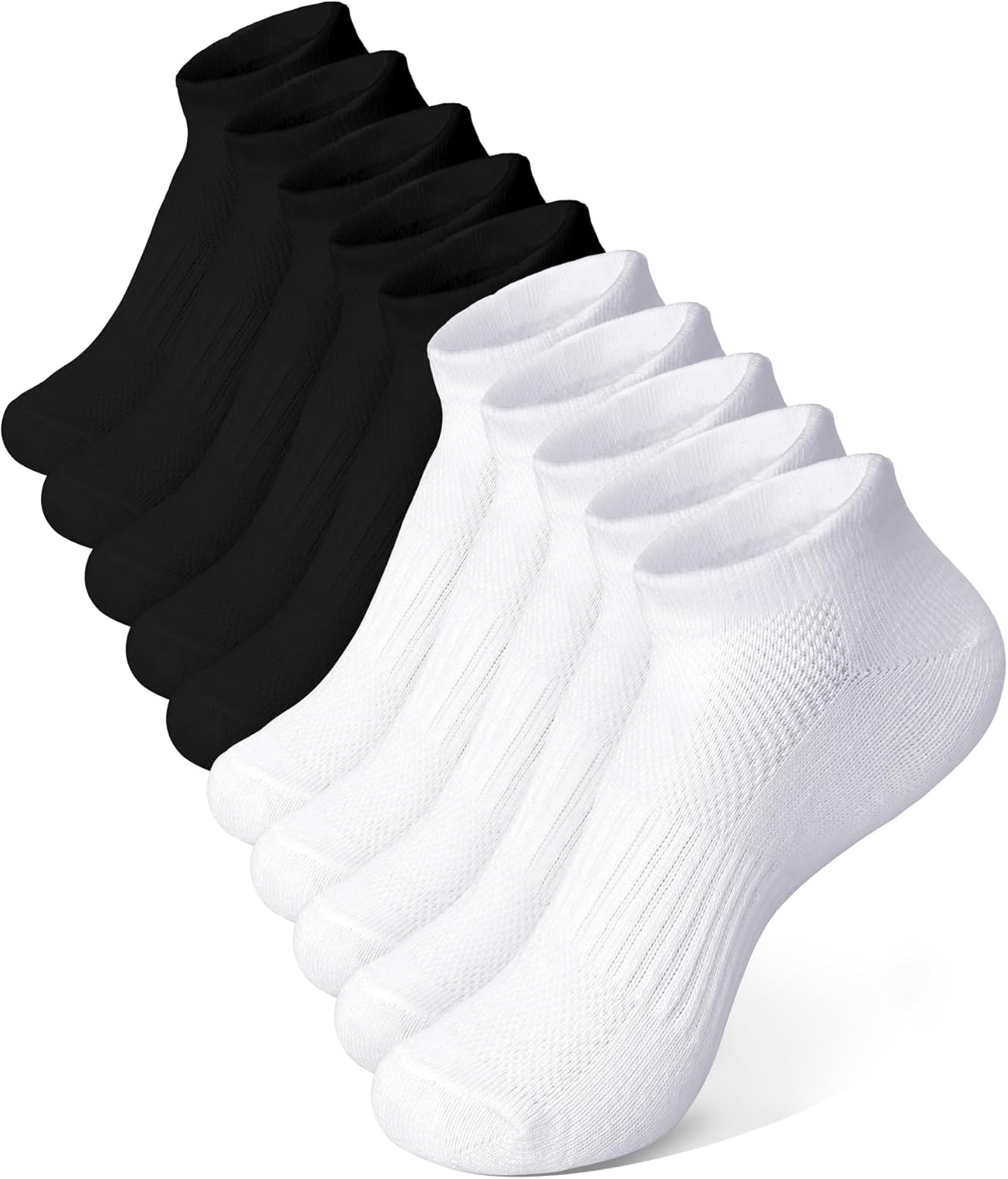 10 Pairs Kids Socks for Boys Girls Ankle Athletic Low Cut Socks Half Cushioned Crew Cotton No Show Running Sock