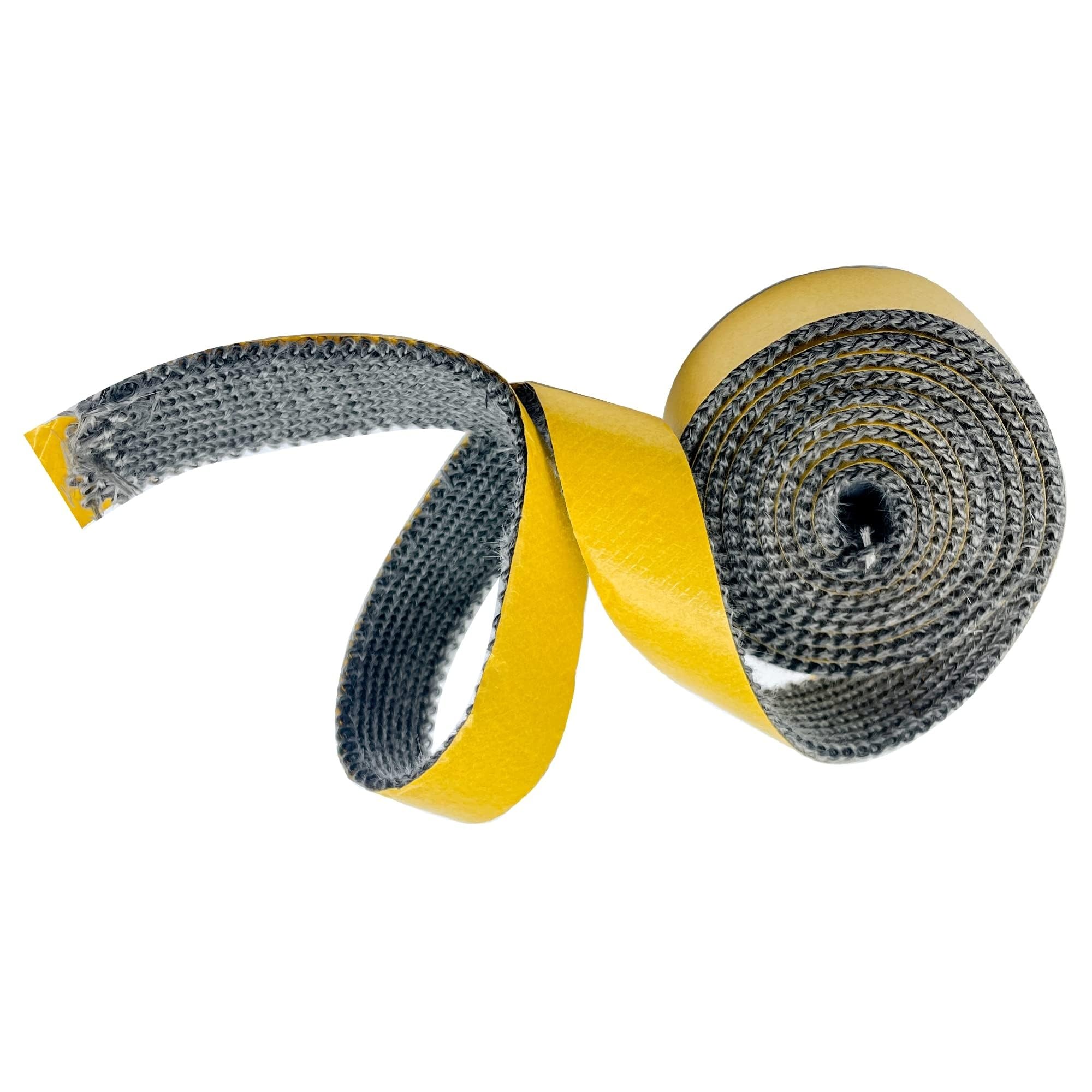Atjfkywsg One Color High-Temperature Fiberglass Gasket Tape For Stoves & Fireplaces - Self-Adhesive, 1" Width, 78" Length