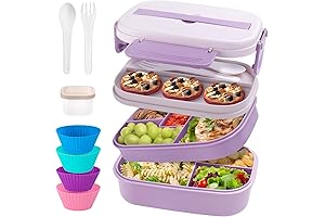 Bento Box for Adults and Kids: A Stackable Lunchbox Companion