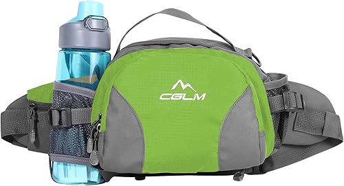 Miniatura 2 de Riñonera de senderismo con soporte para botella de agua para hombres y mujeres al aire libre, caminar, correr, lumbar compatible con teléfonos