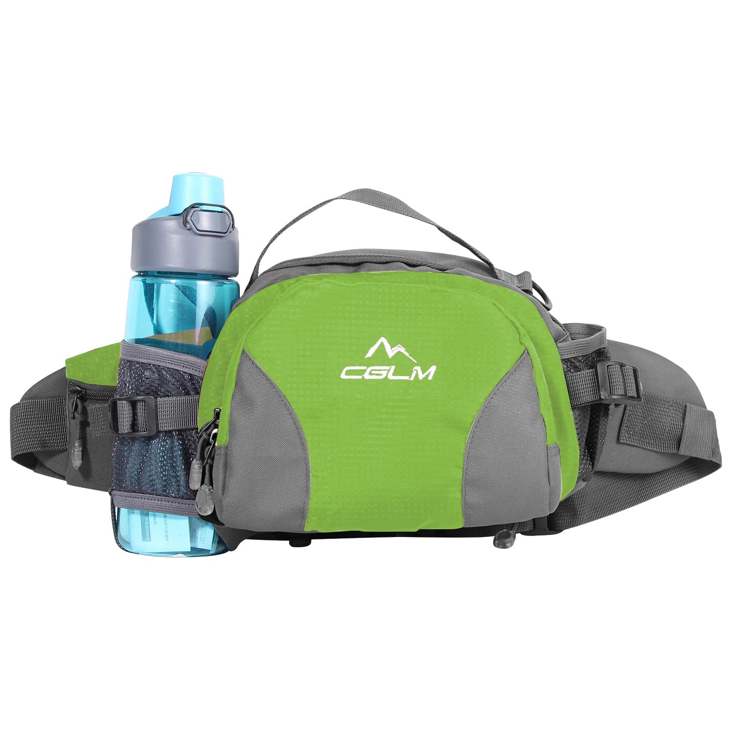 Riñonera de Senderismo con Soporte para Botella de Agua para Hombres y Mujeres al Aire Libre Caminar Correr Lumbar Pack para iPhone iPod Samsung teléfonos