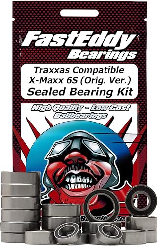FastEddy Bearings Compatible con el kit de rodamientos sellados Traxxas X-Maxx 6S (versión original)
