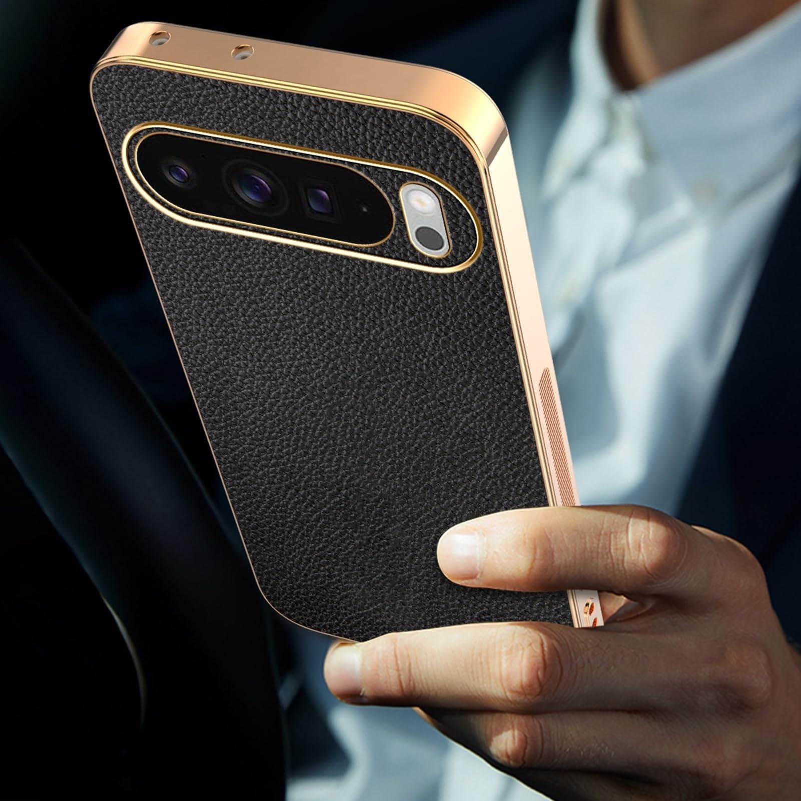 Generico Custodia Per 10 Pro XL/10 PRO/10, Magnetico Case With Anti-Impronta Protezione Fotocamera Ricarica Wireless Guscio(Nero,11 Pro XL)