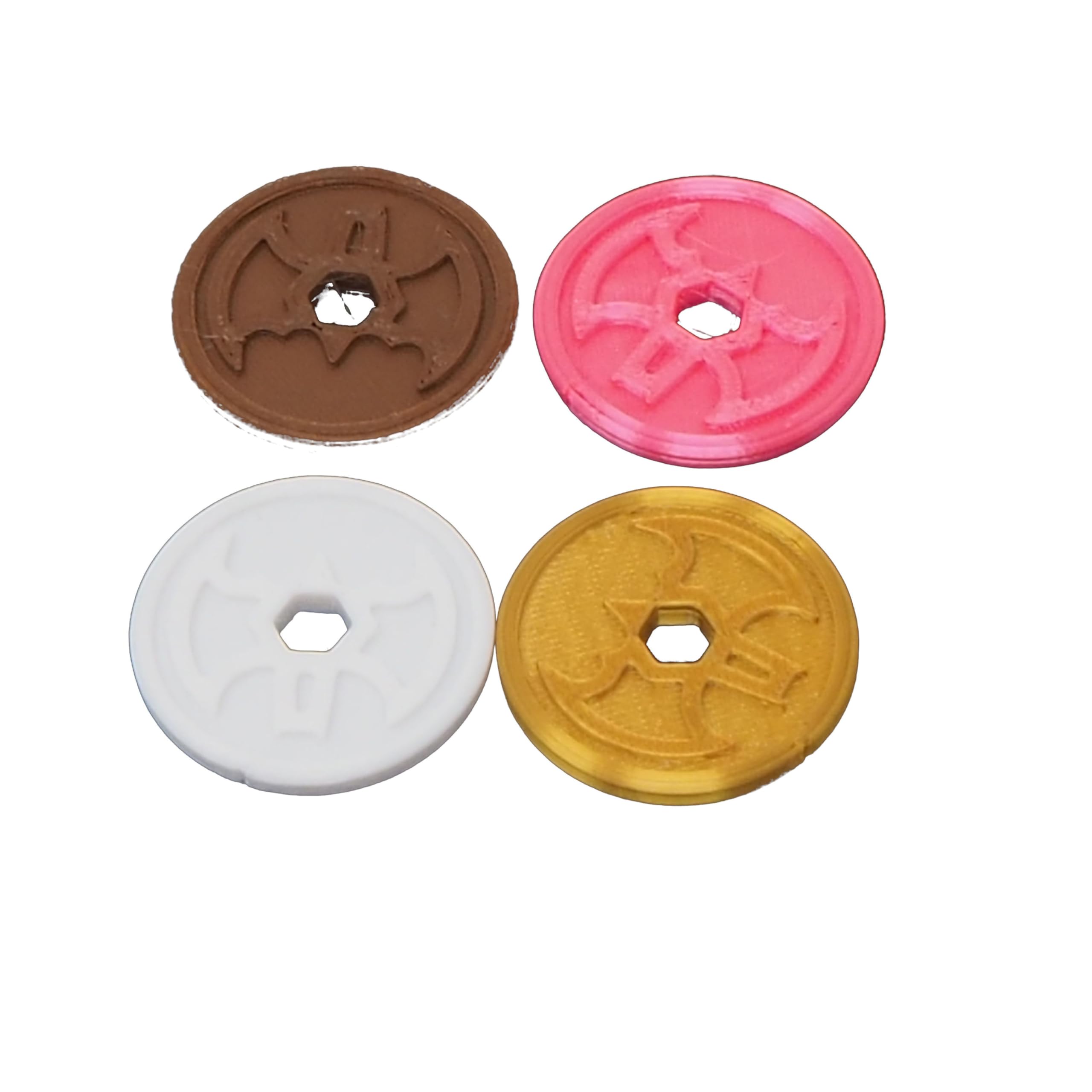eTech4Us Set of 4 Mixed Replacement Disc Part for Imaginext Batbot Bat-Tech - Image 3