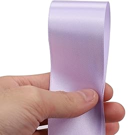 1-1/2 inches 50 Yard Lavender Satin Ribbon for Gift Wrapping, Wedding, Crafts, Christmas,Easter, Floral, Hair, Invitation Decorations and More