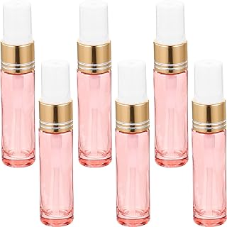 Beavorty 6pcs Glass Spray Bottle Perfume Bottles Perfume Sample Holders Mini Refillable Bottles Travel Bottle Mini Spray B...