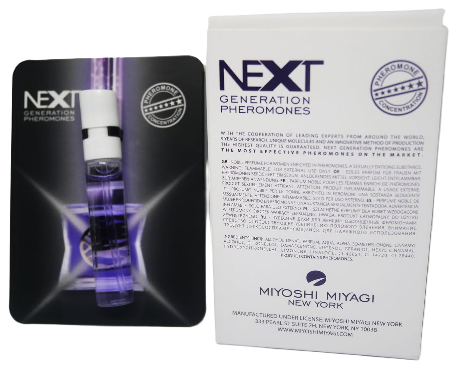 Generic Pheromone Cologne For Women - Miyoshi Next Generation Pheromones - Active Complex Pheromone Formula - For women to attract men - Feromonas para Mujeres atraer Hombres - 2.4ml / 0.08 fl oz