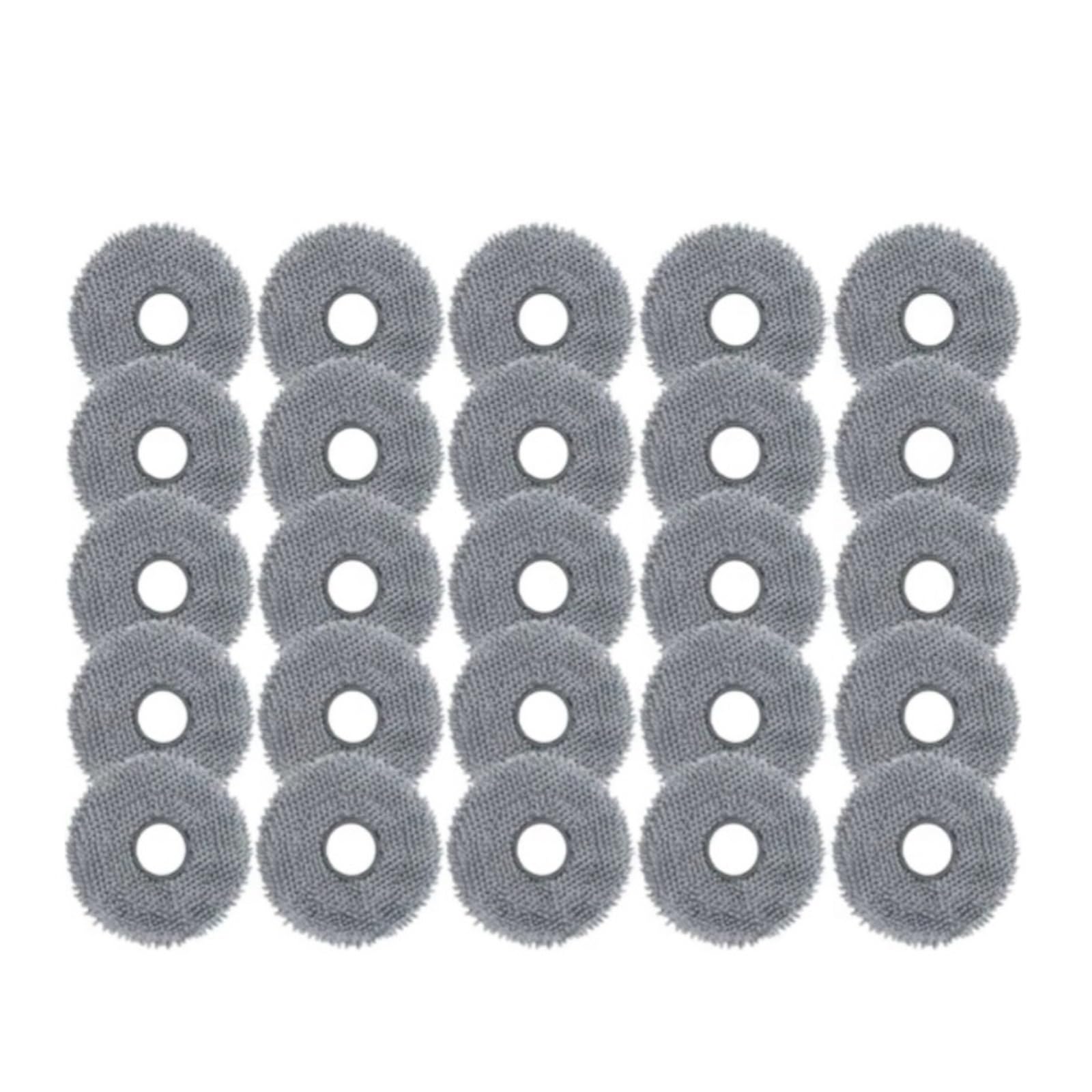NUCBCULWP Mop Pads,Compatible For Roborock， Q Revo Master/Q S/Q Pro/Q Maxv/Q Curv Accessories Replacements Parts Mopping Cloths(25PCS)