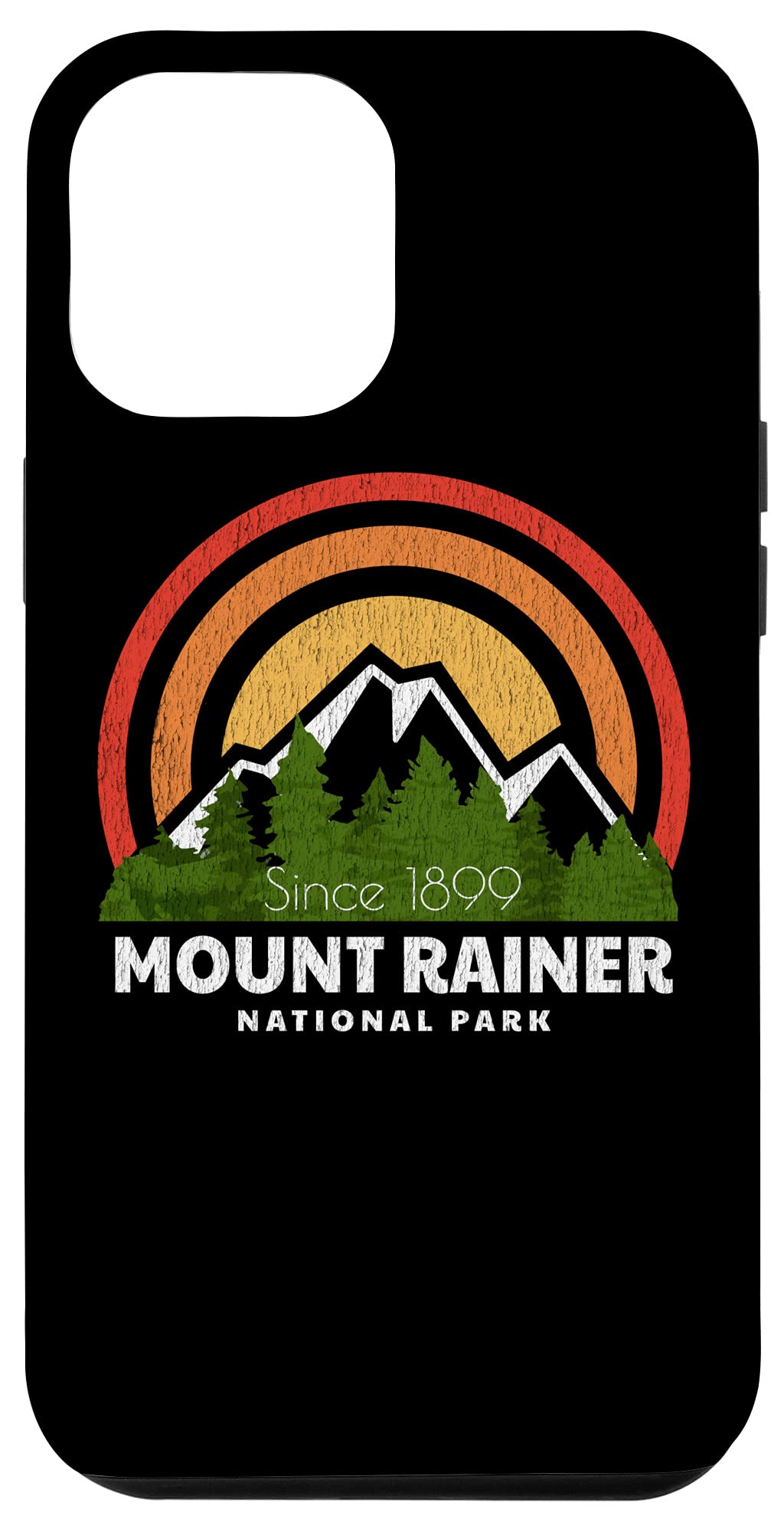 iPhone 12 Pro Max Mount Rainer National Park Vintage Apparel Case