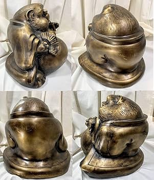 鉄製／たぬき／置物／アンティーク／ヴィンテージ／希少 ヴィンテージ 》御道 狸 たぬき 置物 金属 鉄製 縁起物 レトロ