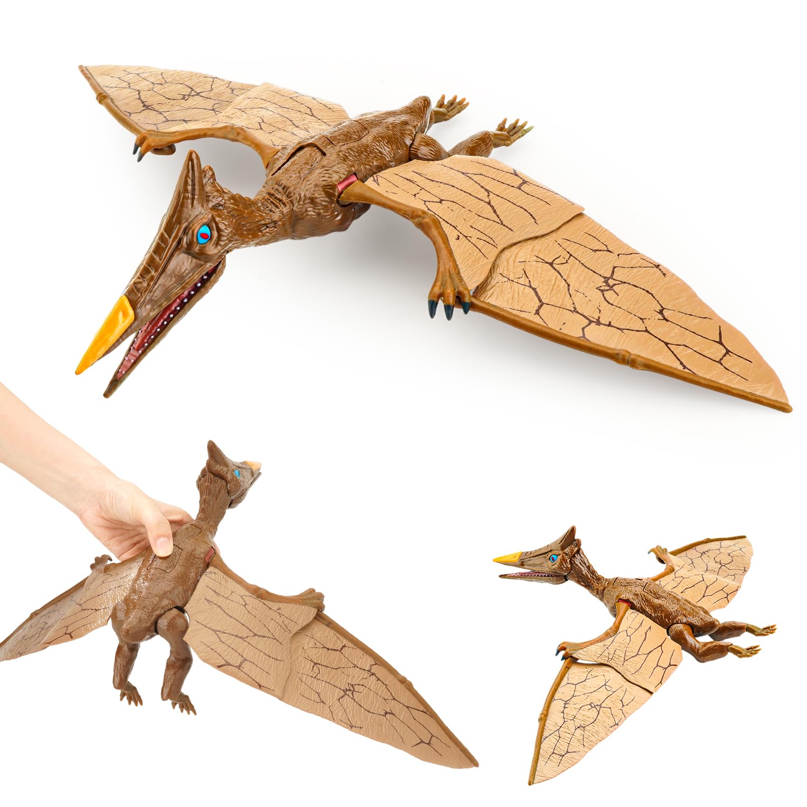 Big Dilophosaurus Dinosaur Toy - Realistic Action Figure -8 Big Dilophosaurus Dinosaur Toy - Realistic Action Figure -8