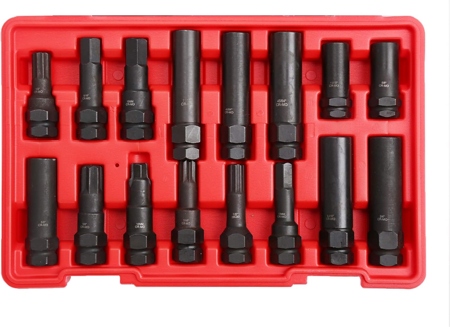 WINTOOLS 16Piece Locking Lug Nut Master Key Set Automotive