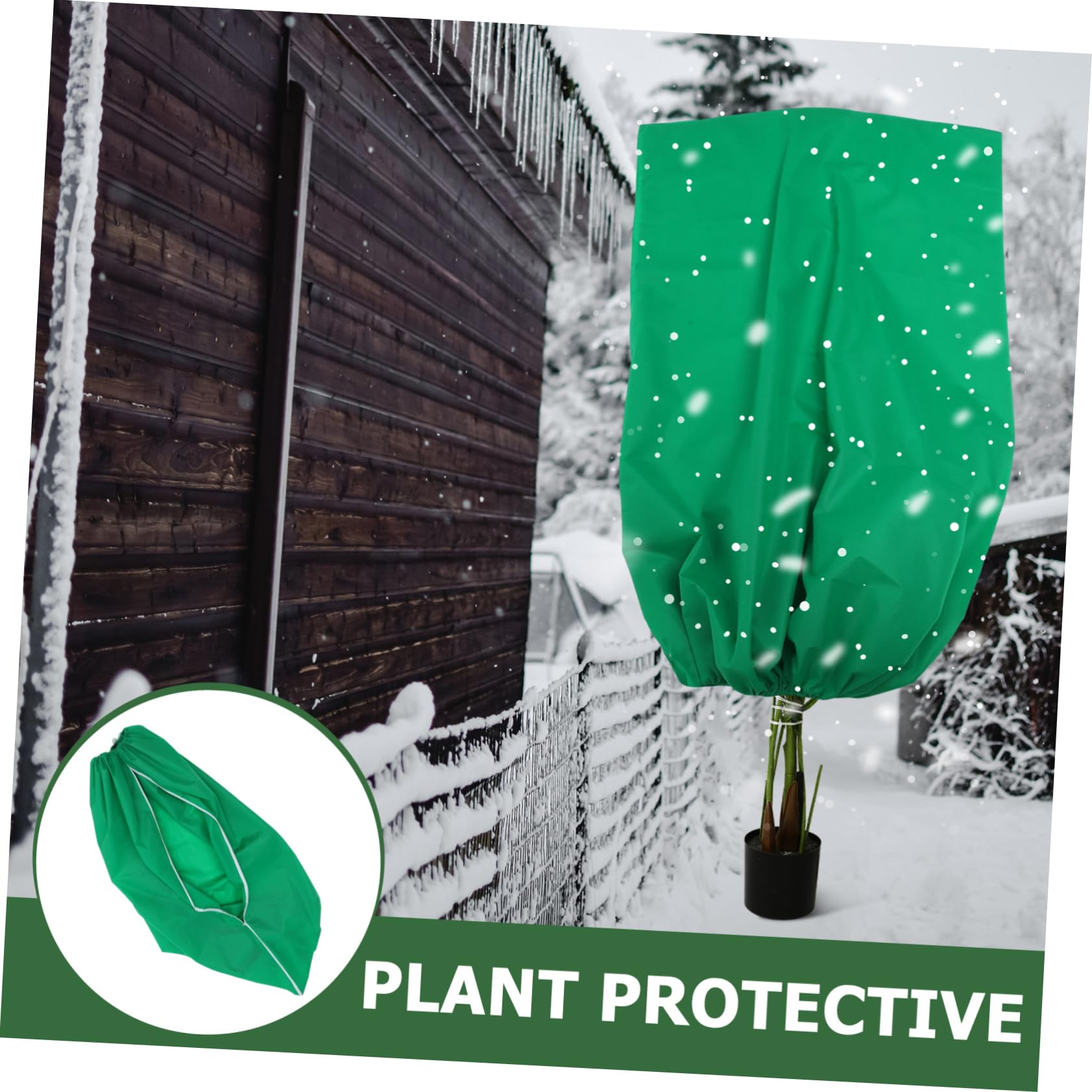 2pezzi Copertura Antifreddo per Piante Non Protezione per Esterno Chiusura per e Piante