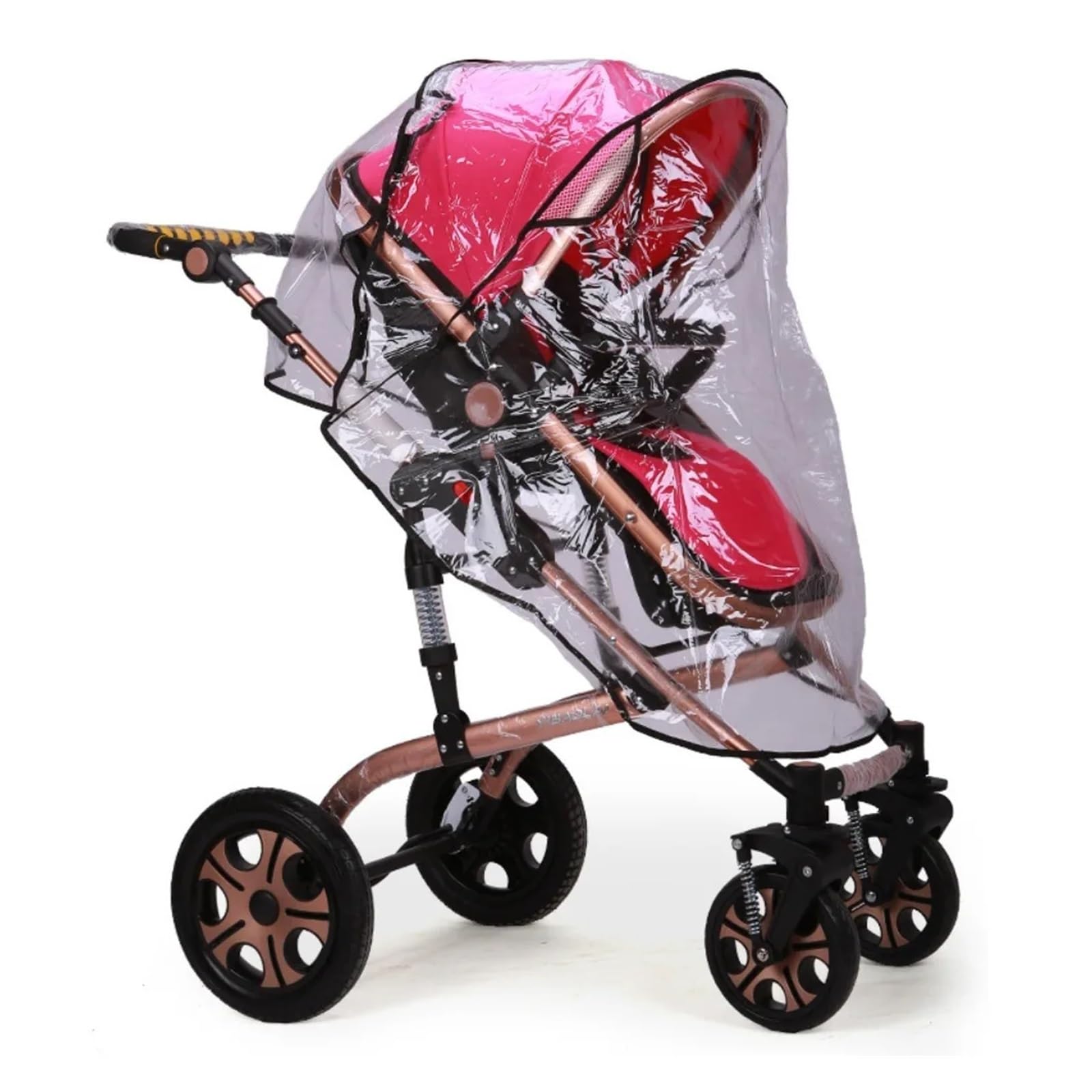 Kinderwagen Regenschutz Universal-Regenschutz for Kinderwagen aus PVC/Eva, wasserdicht, for Kinderwagen, Regenschutz for Kinderwagen, Zubehör(Eva Zipper)