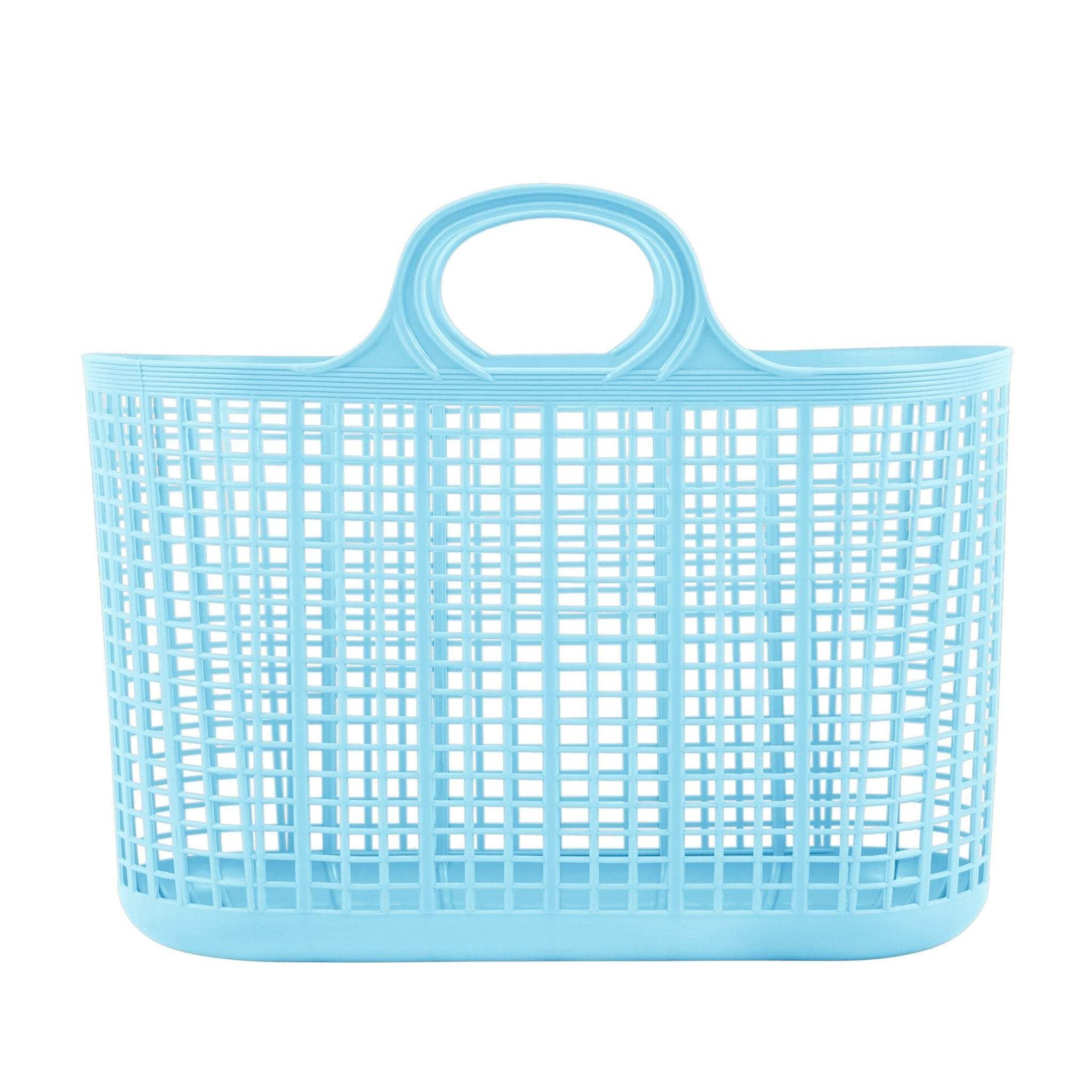 Red Gorilla Sky Blue Cesto Shopping Tote | Colour: