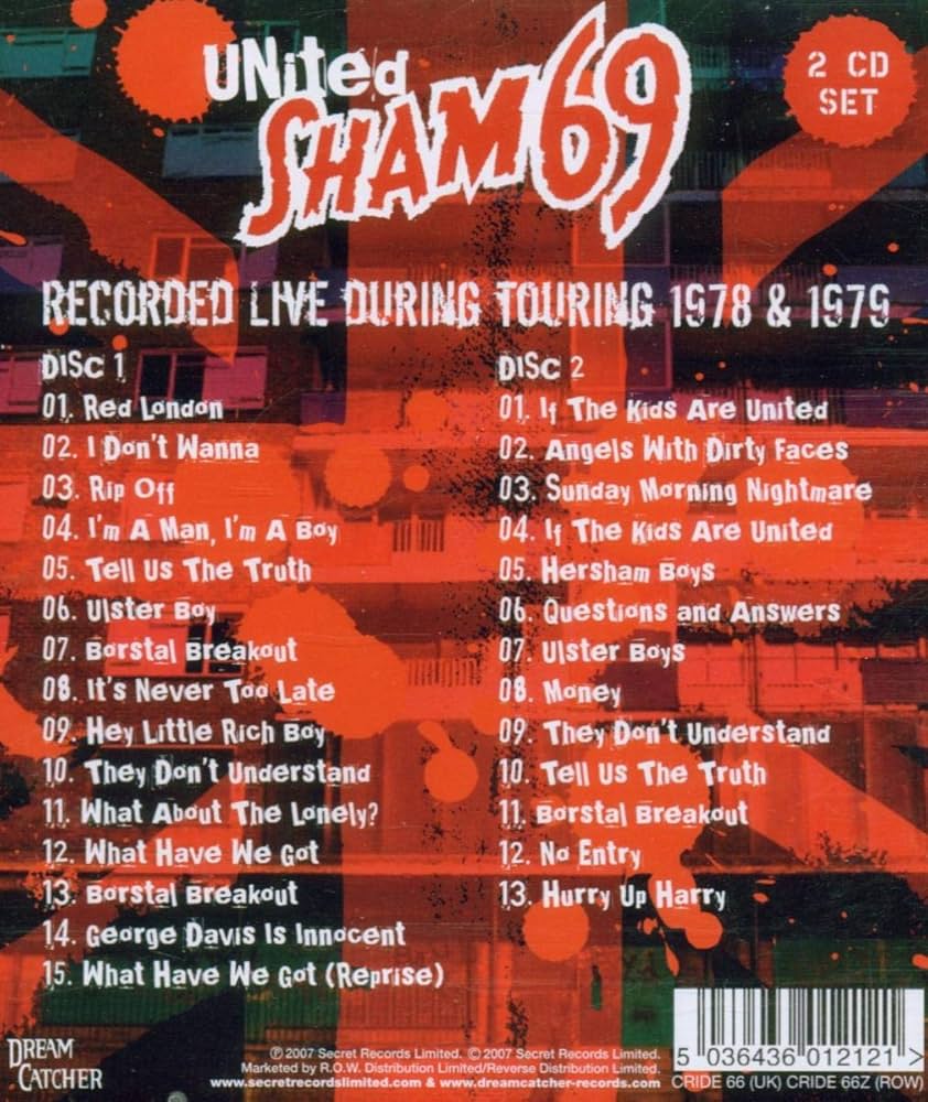SHAM69 シャム69 レコード SHAM 69 - Angels With Dirty Faces (USED 7