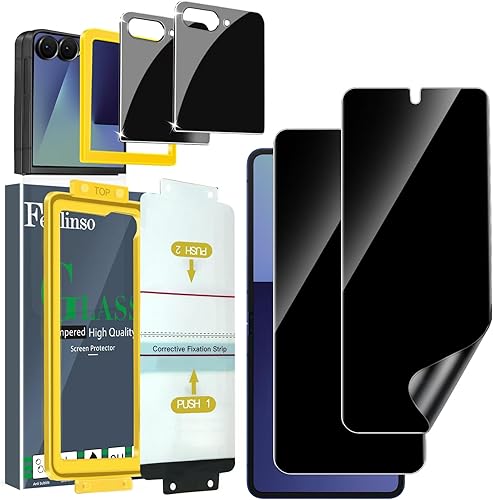 Miniatura 75 de Ferilinso Protector de pantalla diseñado para iPhone 13 Mini, paquete de 3 unidades de vidrio templado HD con 2 protectores de lente de cámara