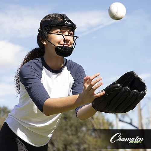 Miniatura 8 de Champion Sports Steel Softball Face Mask - Classic Fielders Masks for Adults - Durable Head Guards - Premium Sports Accessories for Indoors and