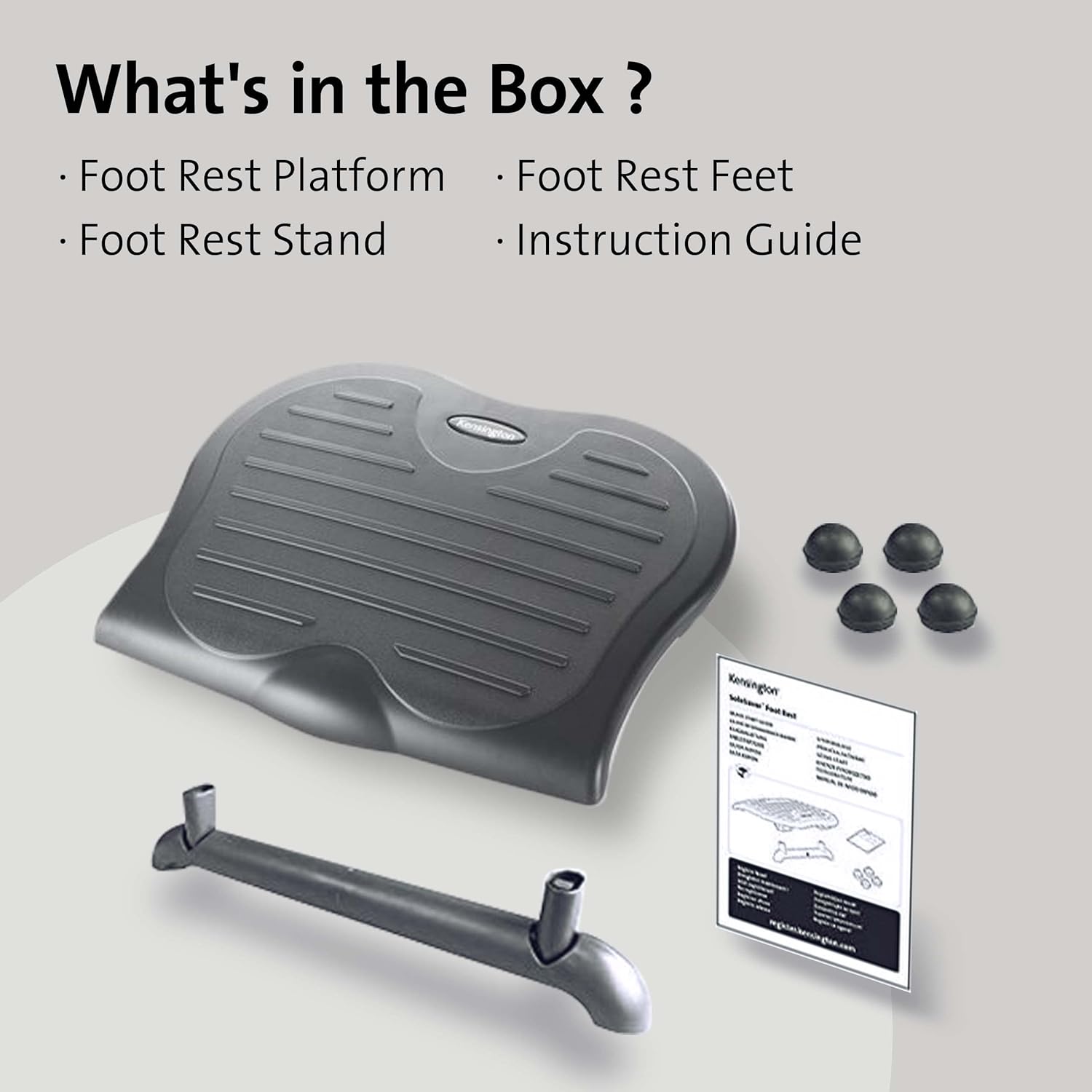 Kensington SoleSaver Adjustable Footrest (K56152US) : Everything Else