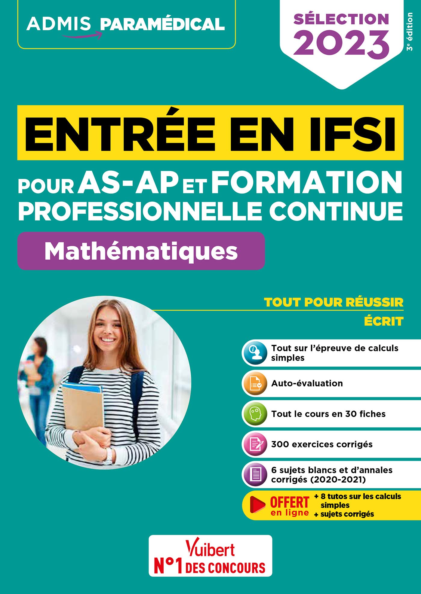 Entrée en IFSI Pour les AS-AP et formation professionnelle continue (FPC) - Mathématiques - 8 tutos offerts: Épreuve de calculs simple