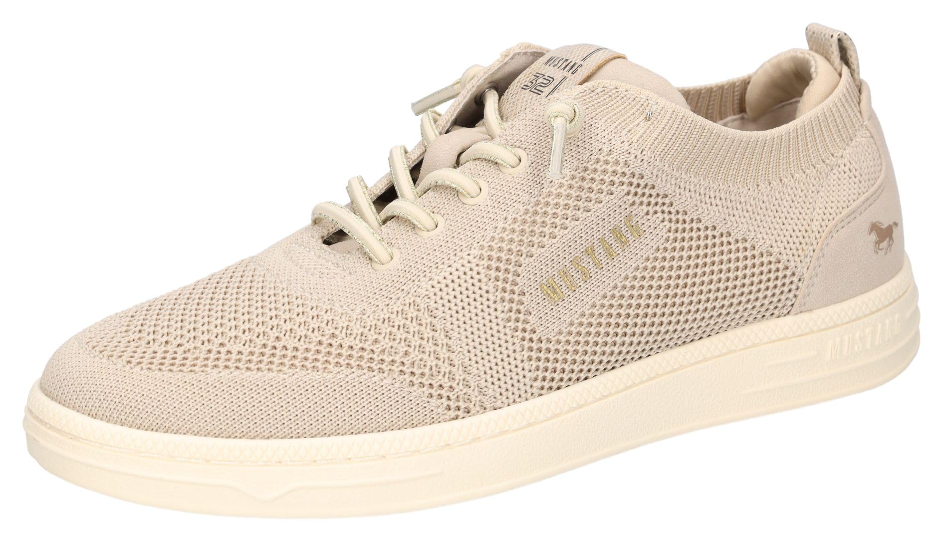 MUSTAIN 1511-303 Sneaker Bassa Donna In Ecopelle - Scarpa Alla Moda Con Lacci E Interno In Tessuto Morbido - 4