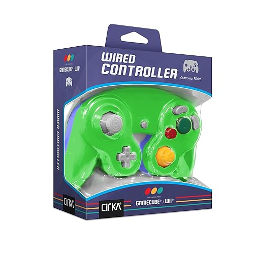 Miniatura 5 de Cirka Wired Controller for WiiGameCube (GreenBlue) - GameCube