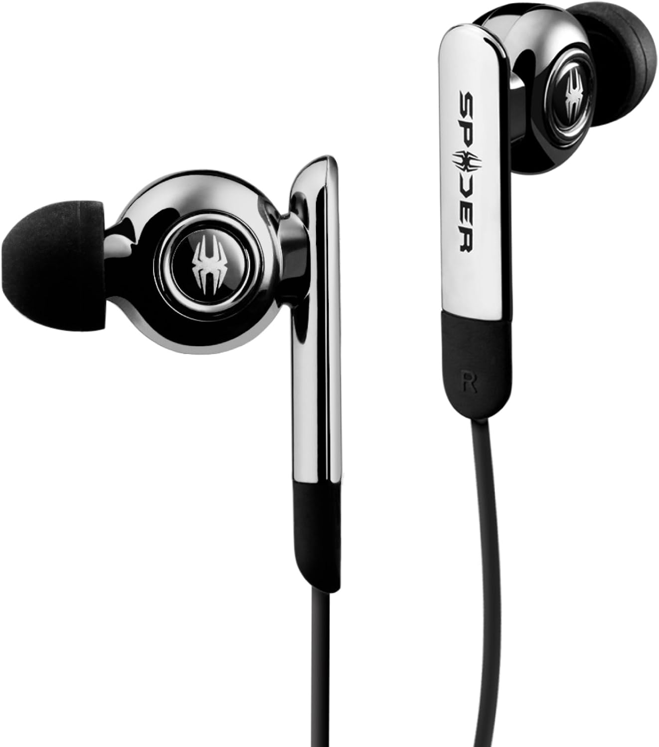 Spider International E Series E-EAPH-0001 realvoice Audiophile Earphone - Black (Discontinued by Manufacturer)