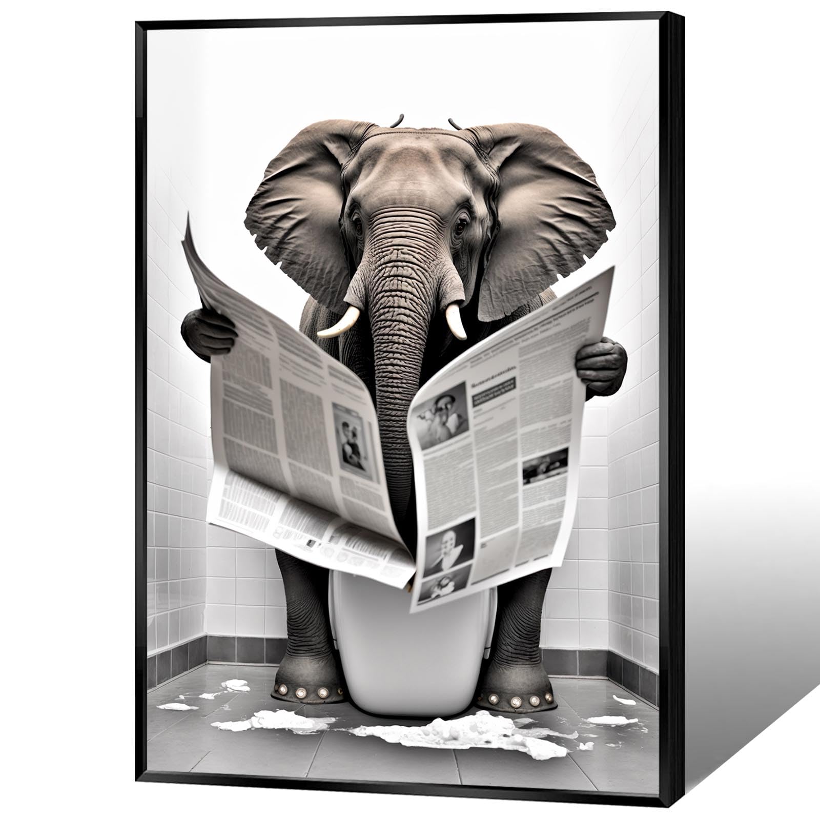 KOEUIRW Elephant Canvas