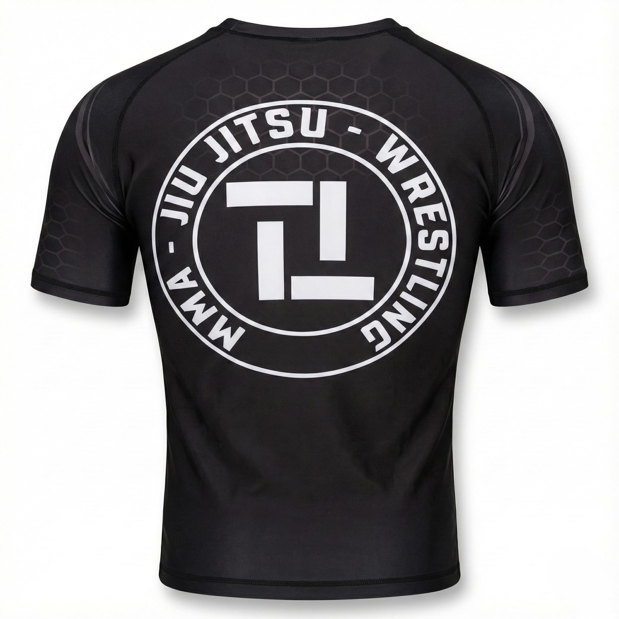Tactical Fightwear Rashguard T-Shirt – Kompressionsshirt für MMA, BJJ, Grappling & Kickboxen, Atmungsaktiv & Rutschfest, Enge Passform