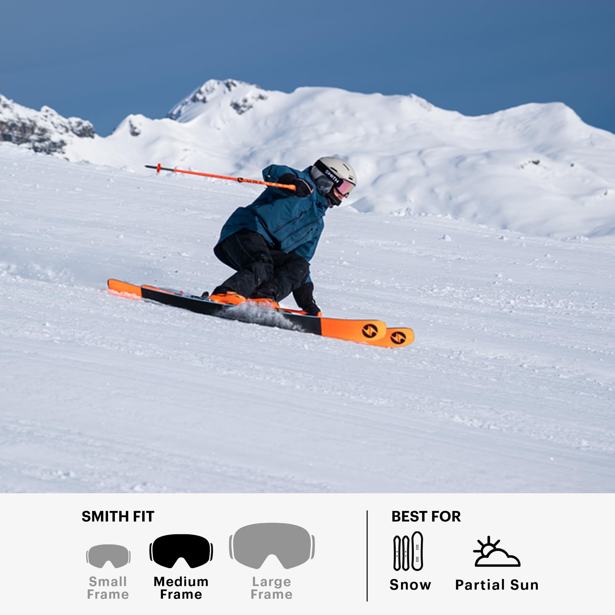 SMITH - Masque De Ski/Snow Squad Photochromique Cat 1 – 3 Black Homme - Homme - U - Noir