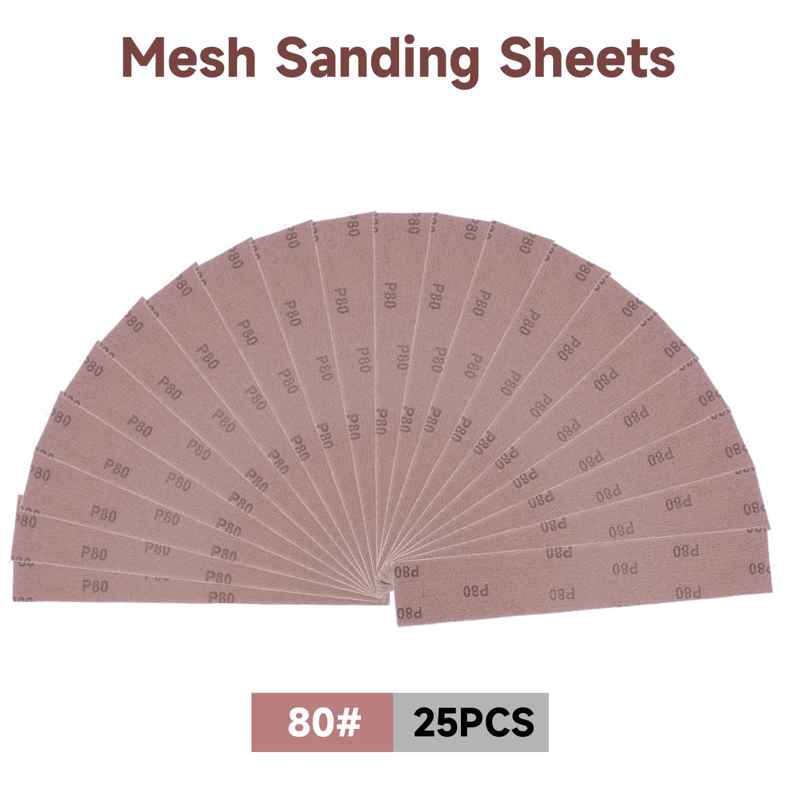 Shineboc 25 pcs Mesh Sanding Sheets - Image 3