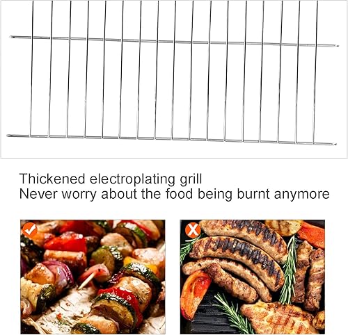 Miniatura 6 de Parrilla para barbacoa, ventilación tridimensional de viaje, mesa plegable portátil de carbón para exteriores, para acampar en el patio trasero