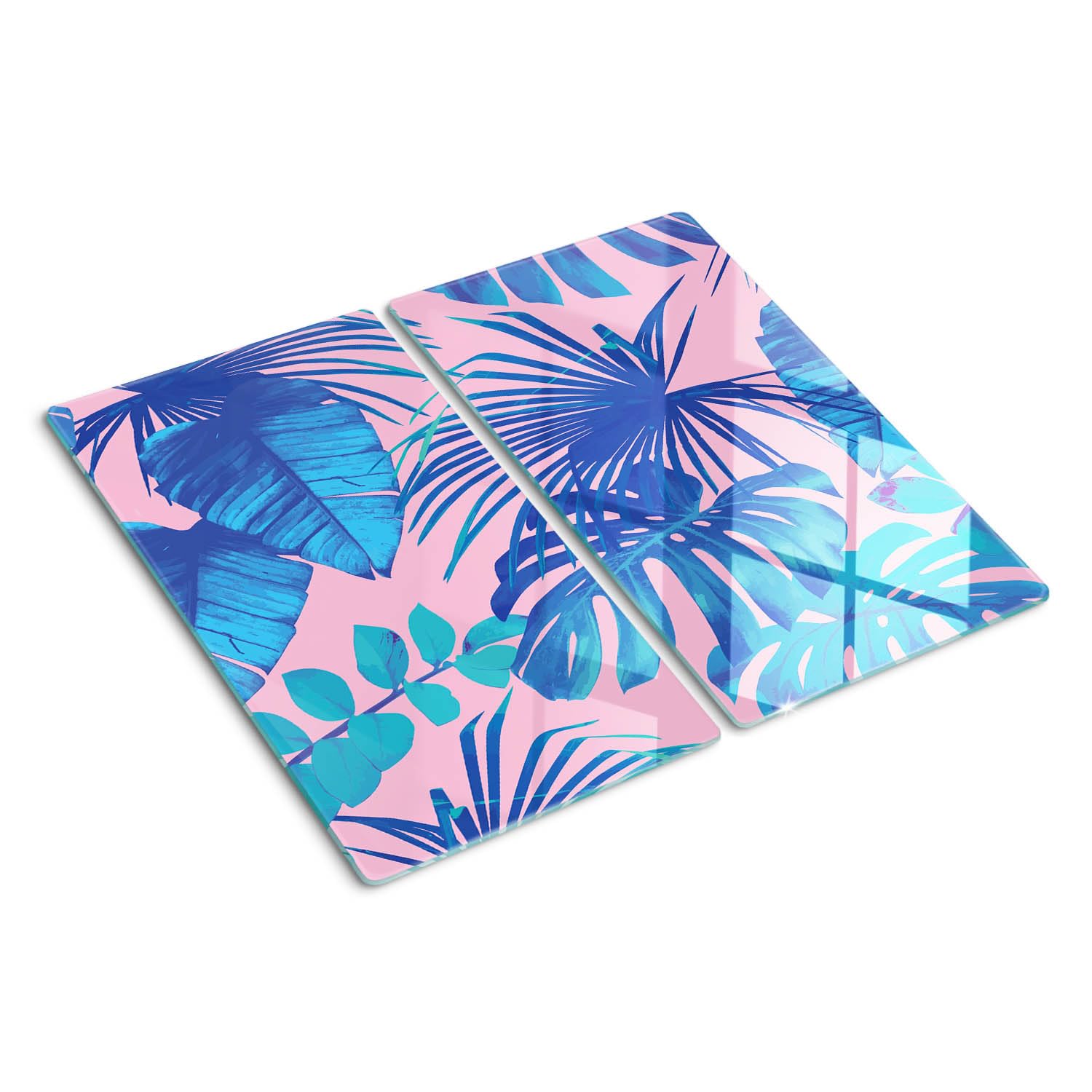 Planche en verre motif fleur de cerisier pour sublimer et protéger votre cuisine moderne