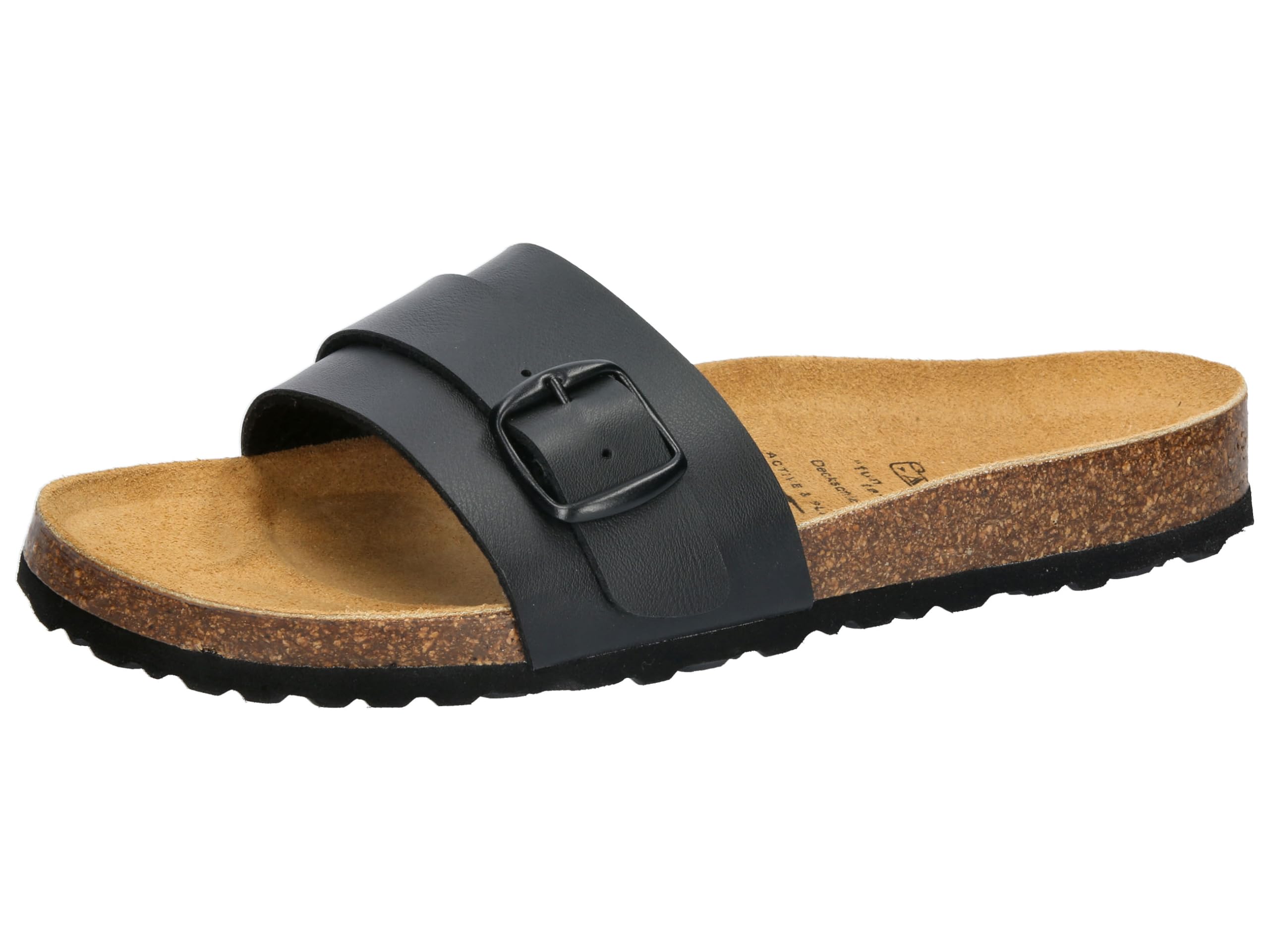 Lico Women's Bioline Solveig Mules, Black, 39 EU, Black, 7 UK