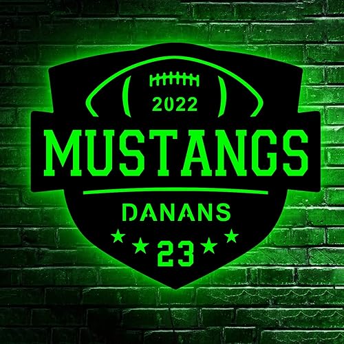 Miniatura 7 de Letrero de neón de fútbol, letrero de nombre de jugador de fútbol, luces de neón de fútbol, luz LED de fútbol, letrero de pelota de fútbol