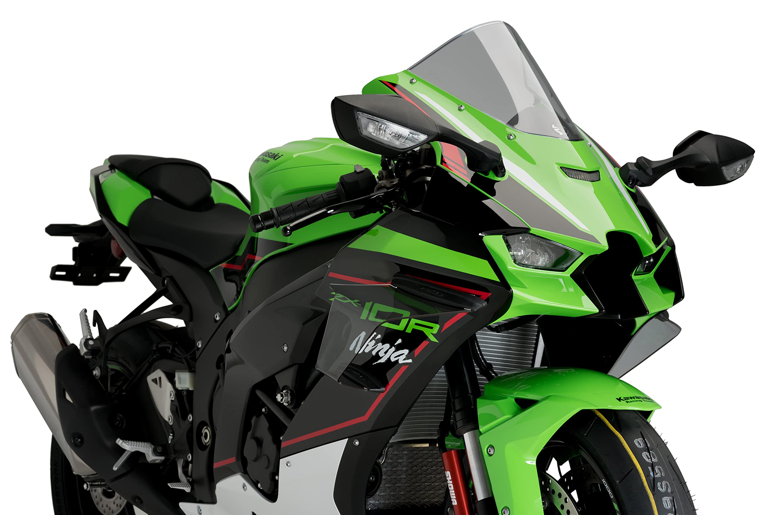 Puig Light Smoke Racing Downforce Spoilers For Kawasaki ZX-10RR 2021-2025