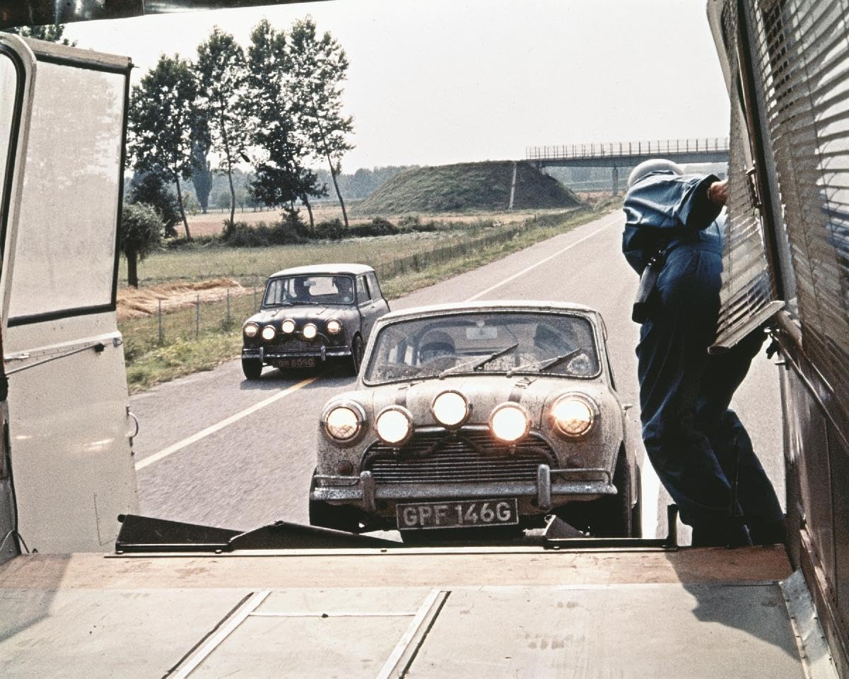 The Italian Job (1969) Car Scene Mini Cooper 10x8 Photo