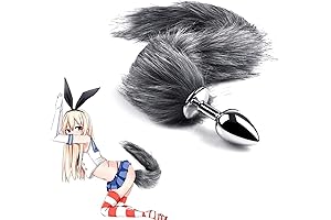 Realistic Double Headed Classic 17" Plush Tail Plug