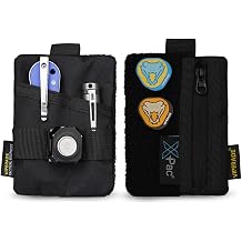 VIPERADE VE15 Small EDC Pouch ، منظم الجيب ، EDC Pocket Pouch with DIY Patches Area ، EDC Pocket Organizer Wallet للبطاقات ، Small Tool Pouch for EDC Gears
