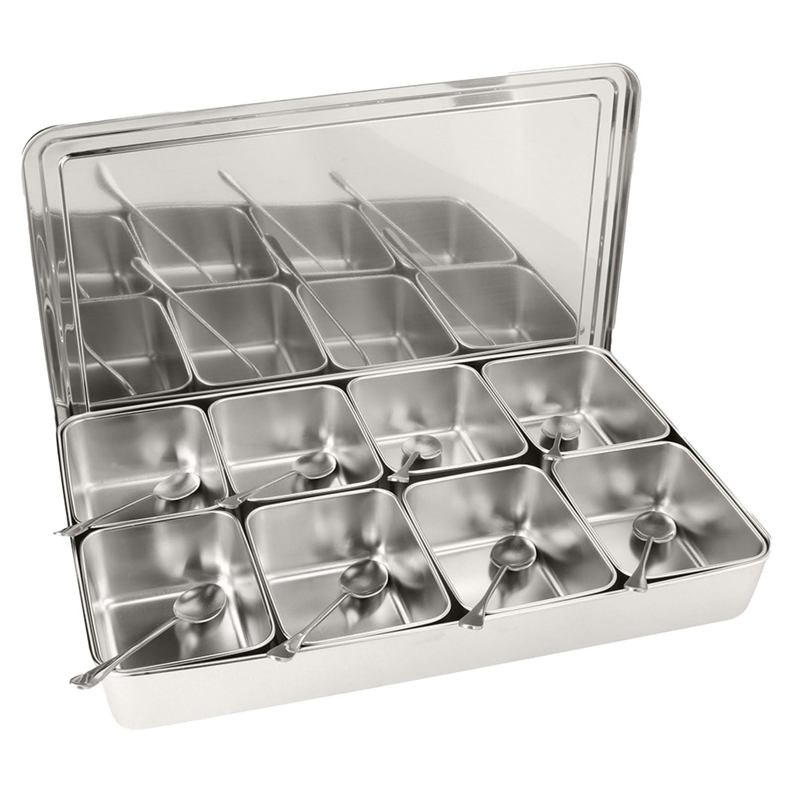 Gitter Aluminiumlegierung Robustes Gerätebehälter Gewürze Aufbewahrungsgewürz Sicheres Gewürzglas - Verbesserte Leistung und Haltbarkeit