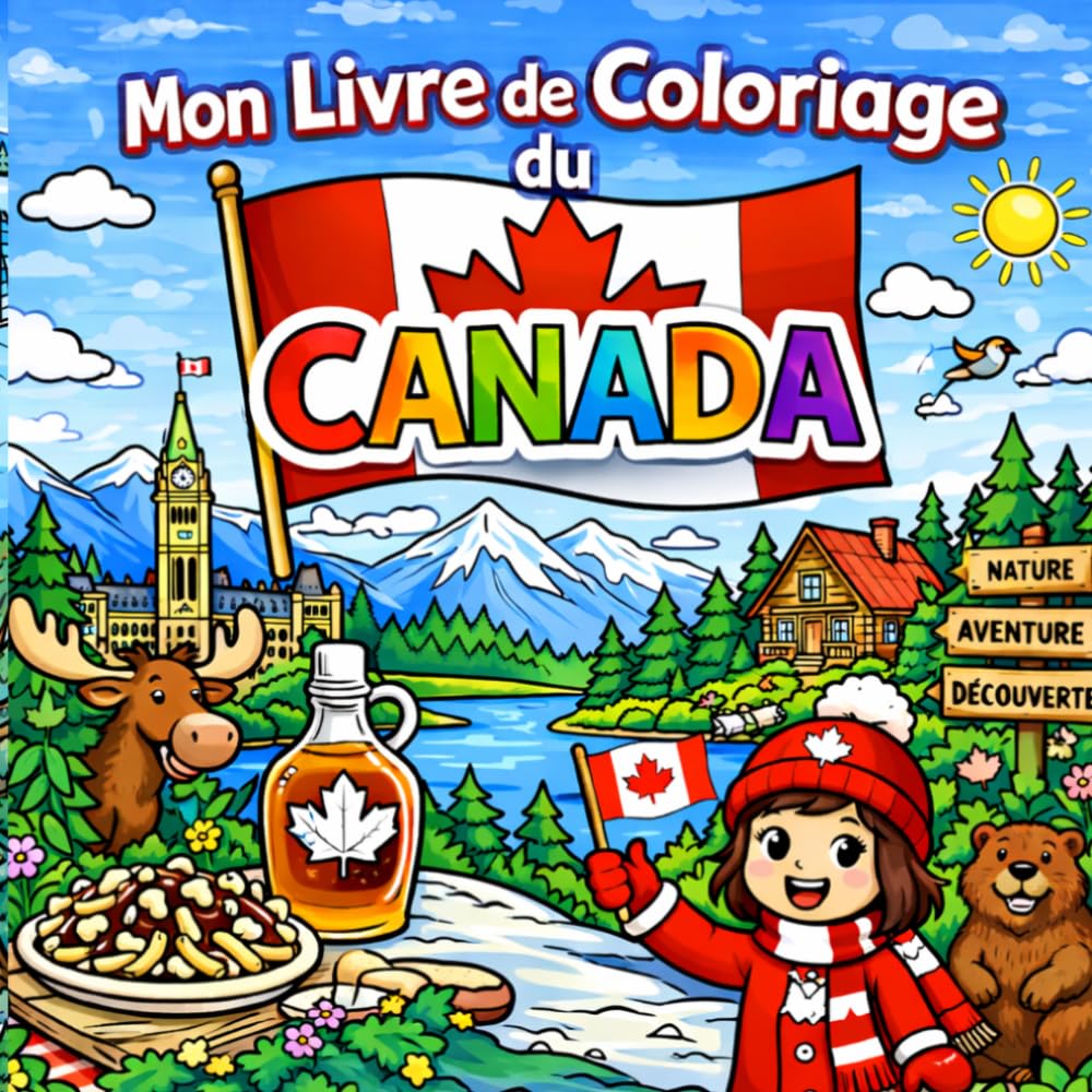 Mon livre de coloriage du Canada