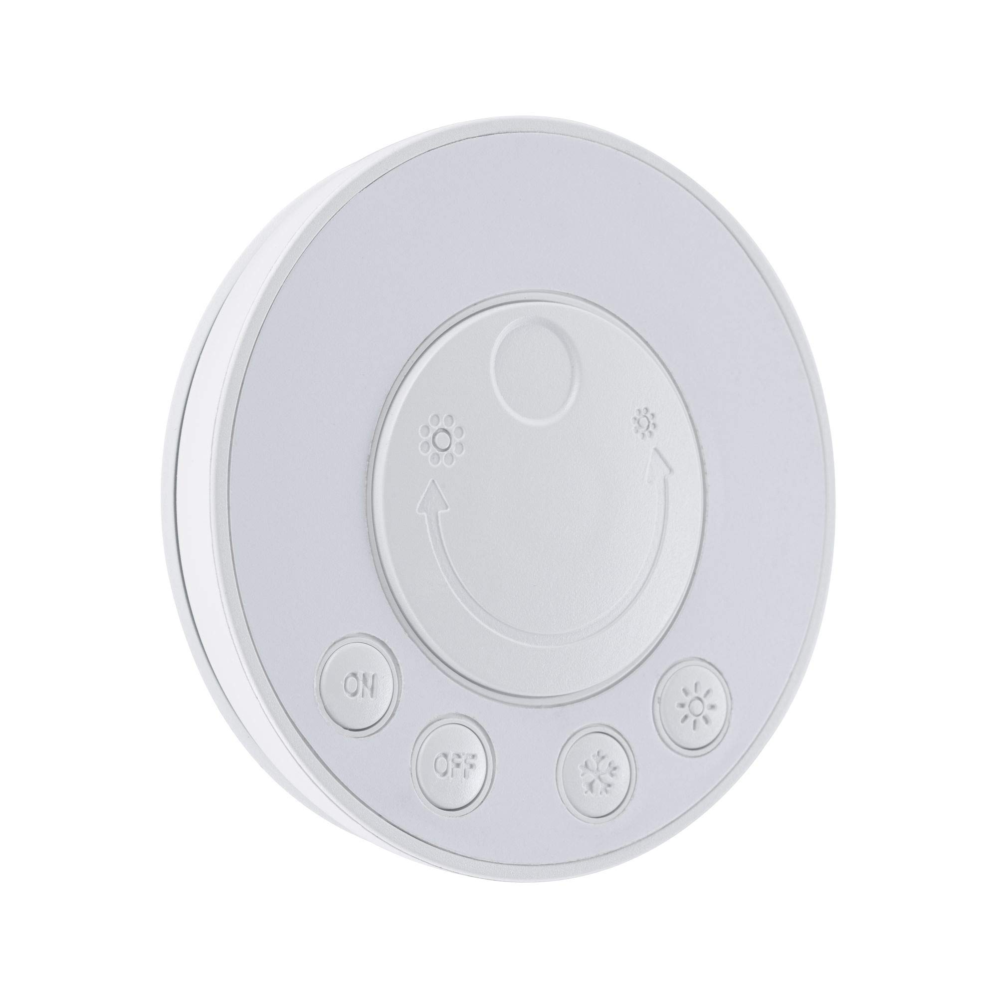 Paulmann 99976 Furniture luminaire Clever Connect Switch Bow 71mm Round dimmable Cabinet luminaire White matt Cabinet Light Plastic Kitchen lamp 2700K-6500K