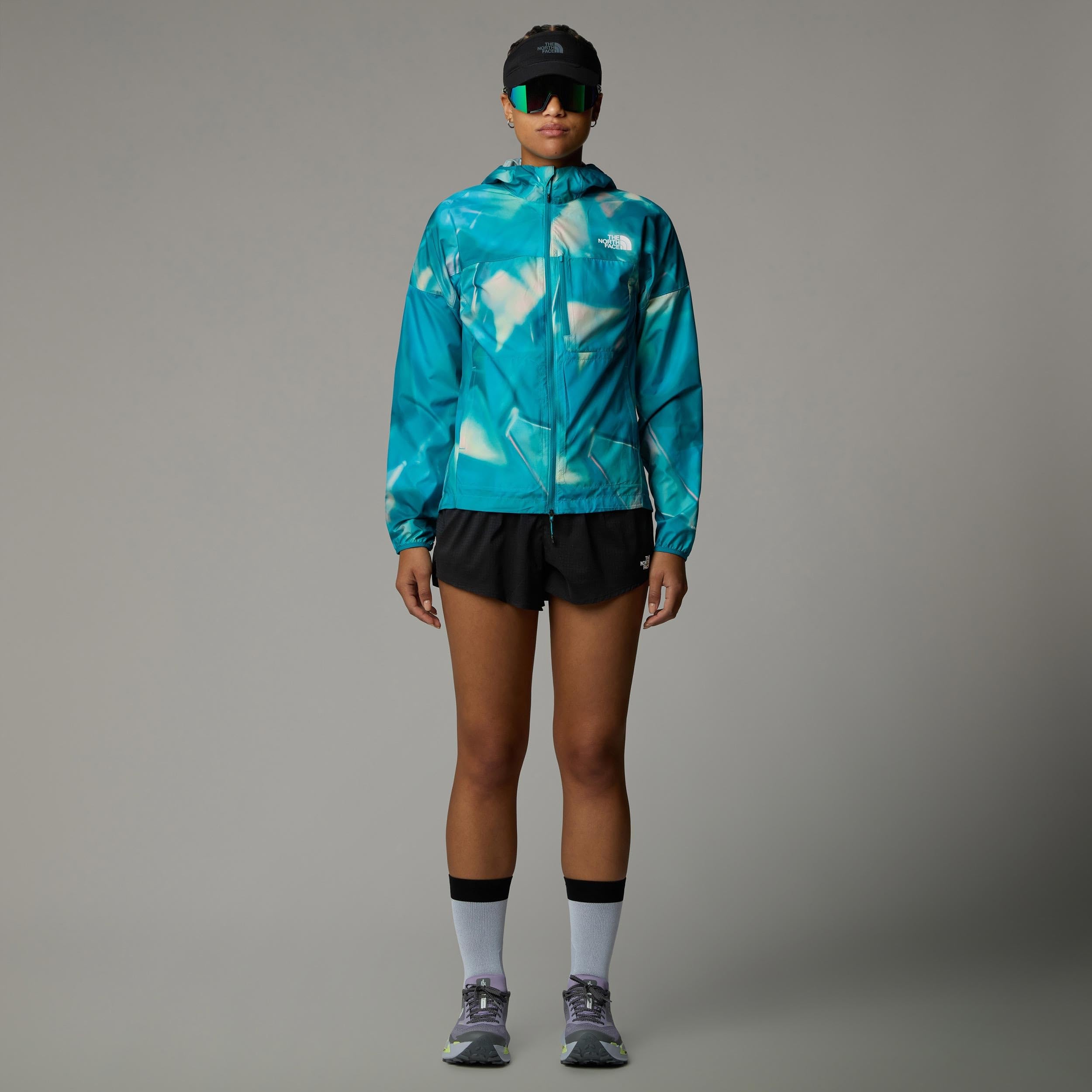The North Face Sunriser 3In Pantalones Cortos Mujeres Galactic Blue prisms Print