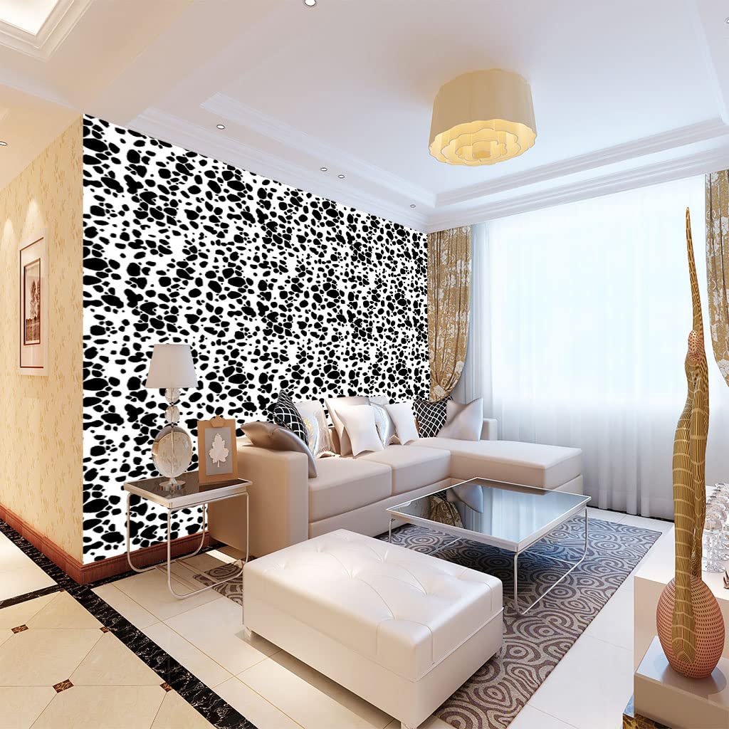 Papier peint panoramique 3D de salon motif fourrure pour un fond TV chaleureux