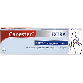 Canesten Extra Cream I Against Athlete's Foot and Skin Fungus I Bifonazole | With broadband action against all relevant patho
